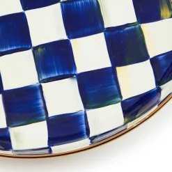 Serveware|MacKenzie-Childs Royal Check Abundant Bowl