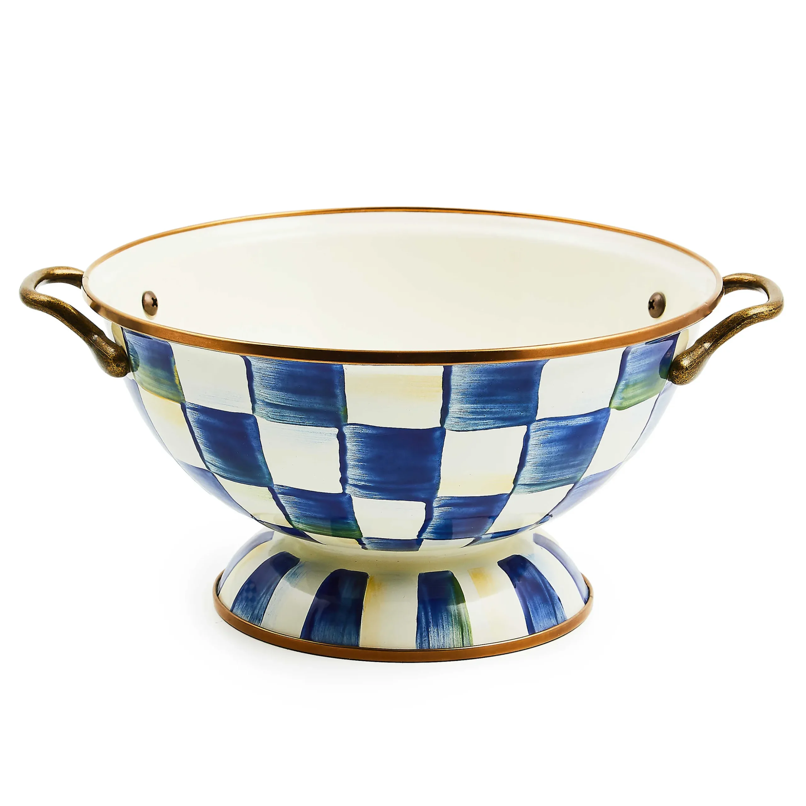 Serveware|MacKenzie-Childs Royal Check Almost Everything Bowl