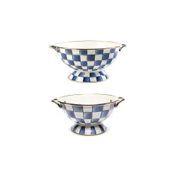 Kitchen & Dining Sets|Serveware|MacKenzie-Childs Royal Check Almost Everything Bowls, Set of 2