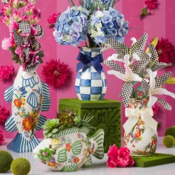 Spring|Greenery & Florals|MacKenzie-Childs Royal Check Blue Hydrangea