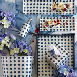Spring|Greenery & Florals|MacKenzie-Childs Royal Check Blue Hydrangea