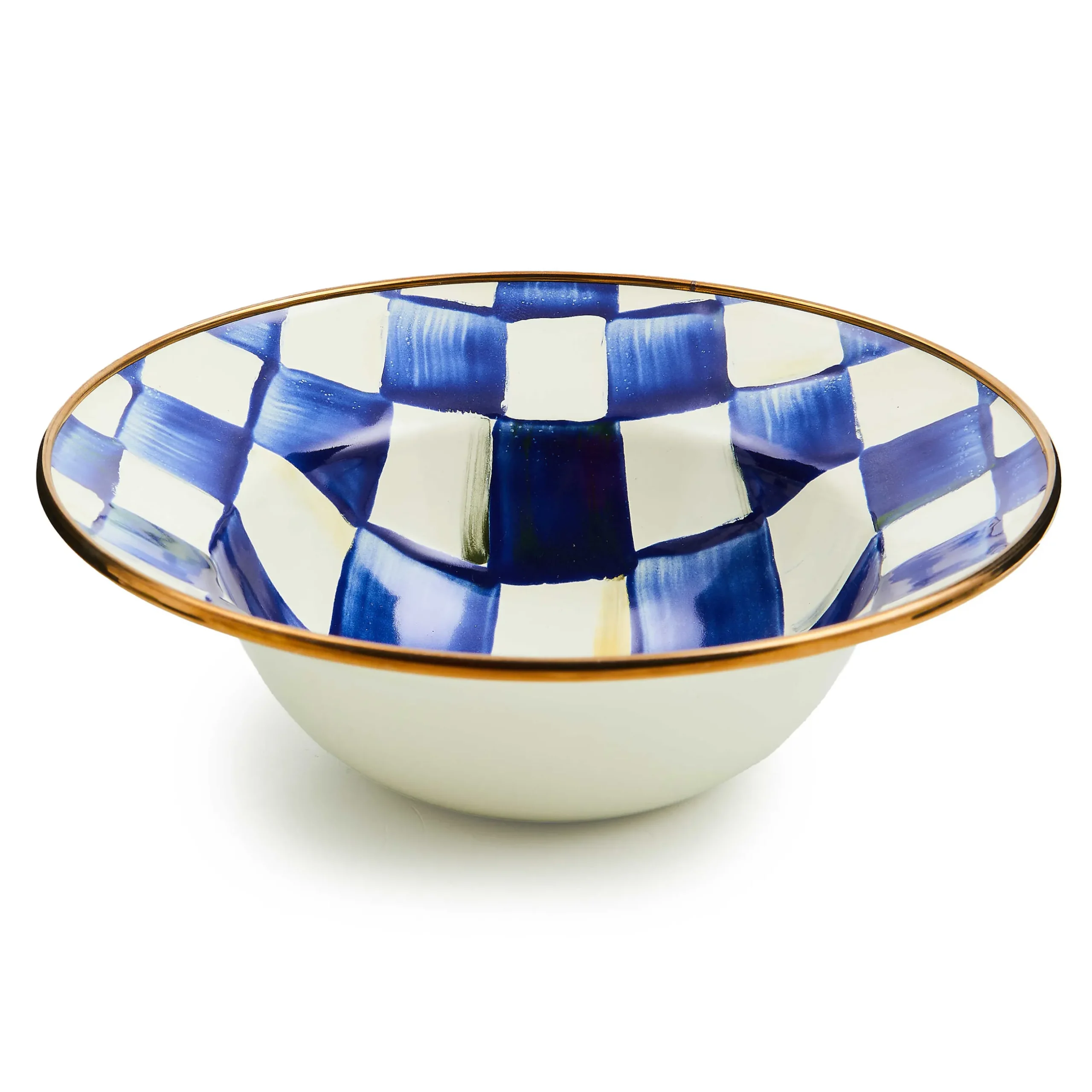 Dinnerware & Flatware|MacKenzie-Childs Royal Check Breakfast Bowl