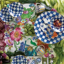 Dinnerware & Flatware|MacKenzie-Childs Royal Check Breakfast Bowl