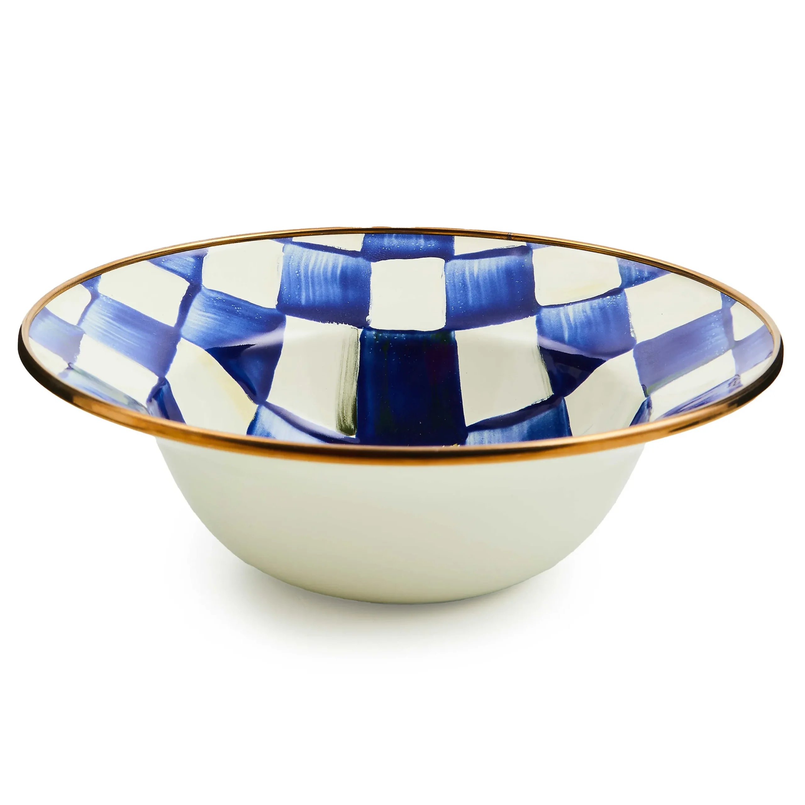 Dinnerware & Flatware|MacKenzie-Childs Royal Check Breakfast Bowl