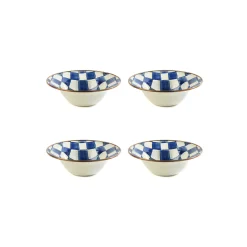 Kitchen & Dining Sets|Dinnerware & Flatware|MacKenzie-Childs Royal Check Breakfast Bowls, Set of 4