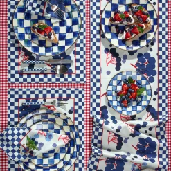 Dinnerware & Flatware|MacKenzie-Childs Royal Check Charger/Plate