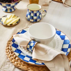 Dinnerware & Flatware|MacKenzie-Childs Royal Check Charger/Plate