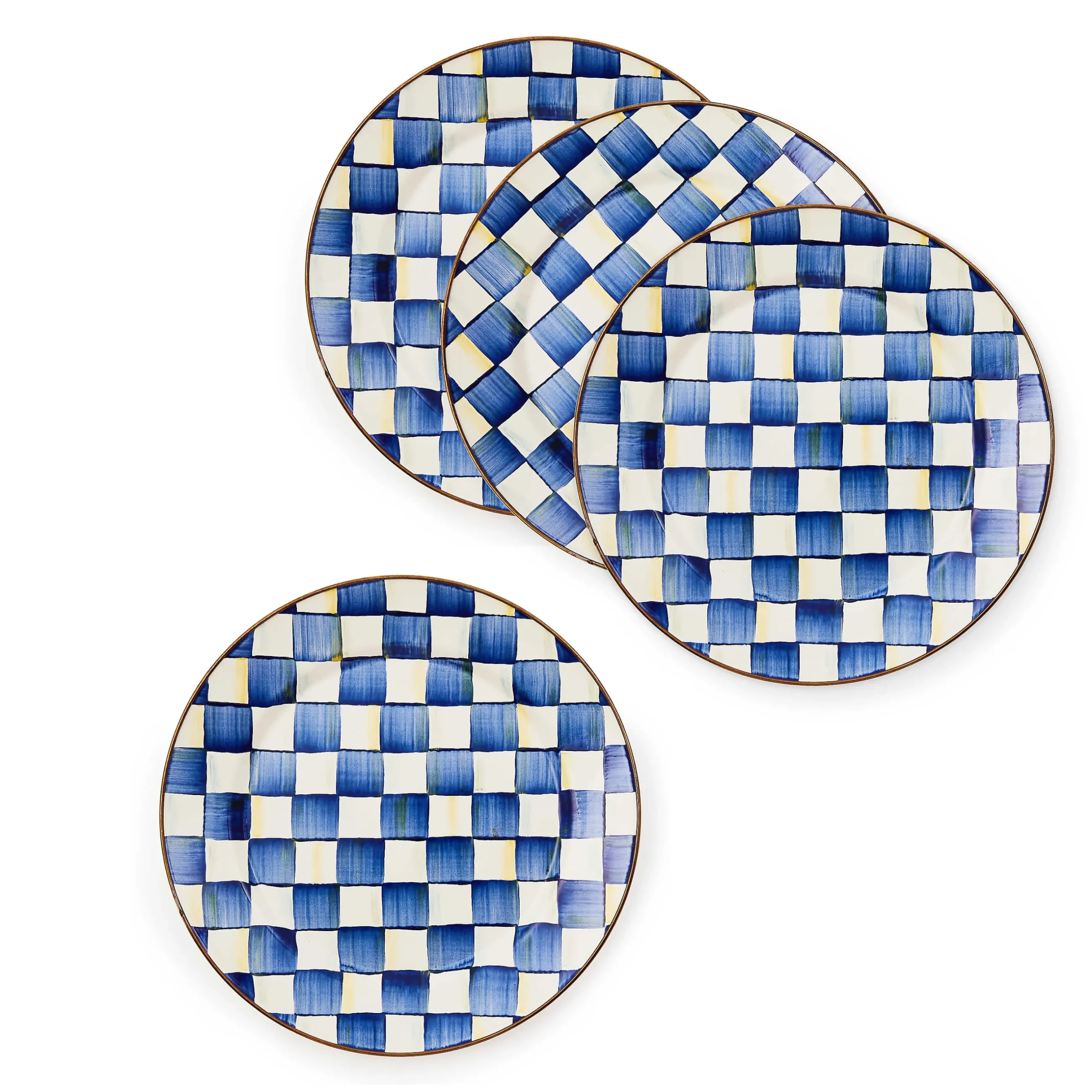 Kitchen & Dining Sets|Dinnerware & Flatware|MacKenzie-Childs Royal Check Chargers, Set of 4