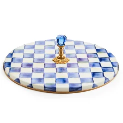 Serveware|MacKenzie-Childs Royal Check Cheese Course