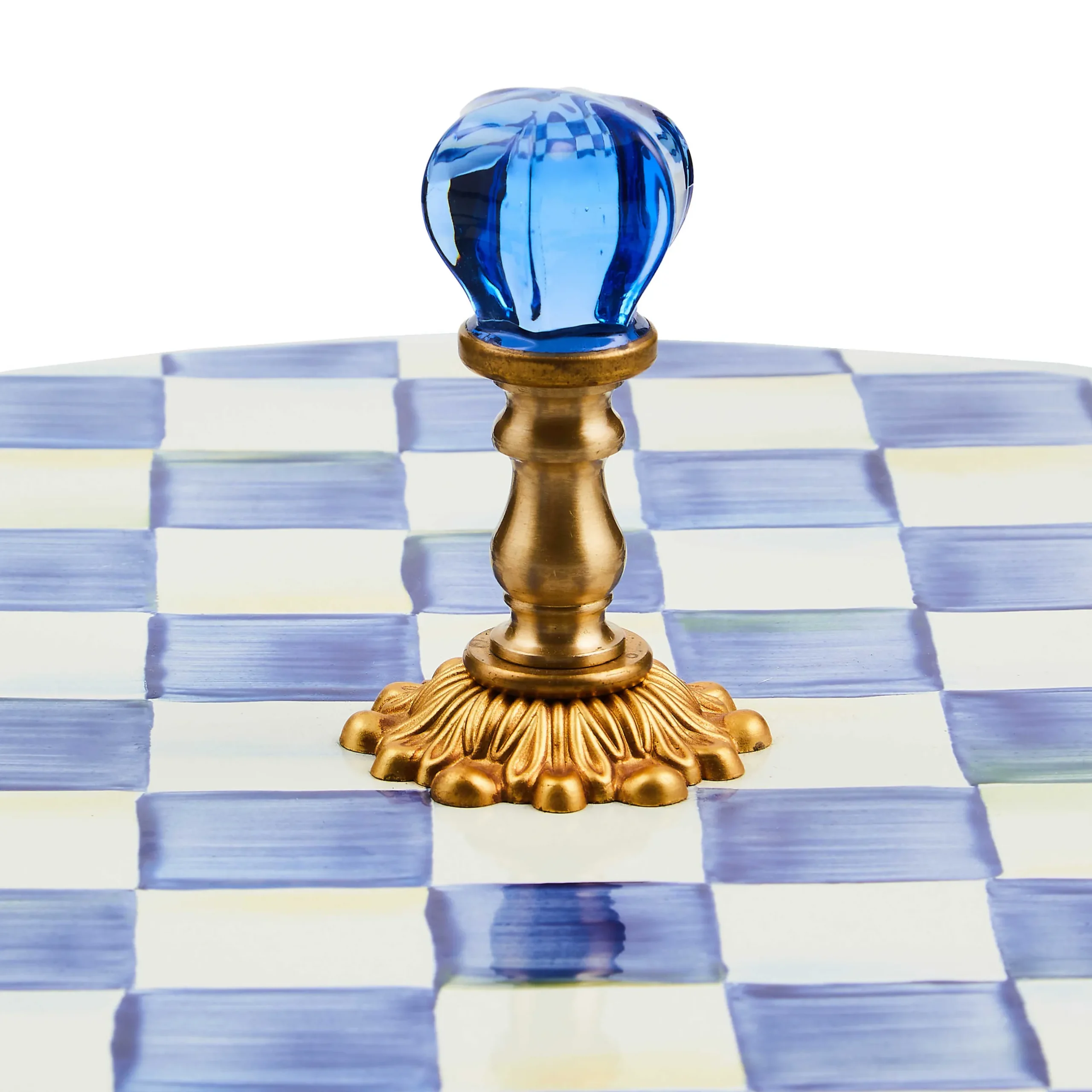 Serveware|MacKenzie-Childs Royal Check Cheese Course