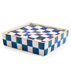 Table Accessories|Bar Entertaining|MacKenzie-Childs Royal Check Cocktail Napkin Holder