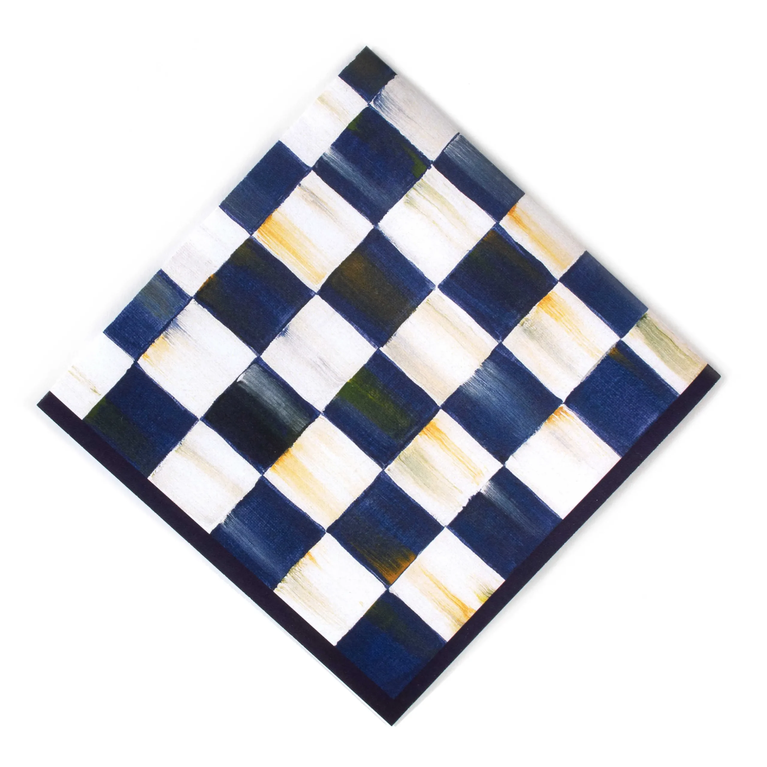 Bar Entertaining|MacKenzie-Childs Royal Check Cocktail Paper Napkins