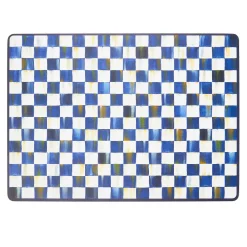 Table Accessories|Kitchen & Table Linens|MacKenzie-Childs Royal Check Cork Back Placemats, Set of 4