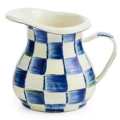 The Coffee Shop|Serveware|MacKenzie-Childs Royal Check Creamer