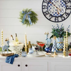 Holiday|Room Accents|MacKenzie-Childs Royal Check Deary Deer