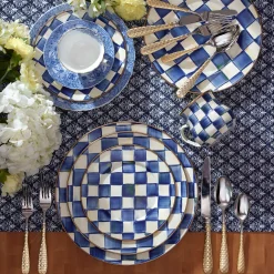 Dinnerware & Flatware|MacKenzie-Childs Royal Check Dinner Plate