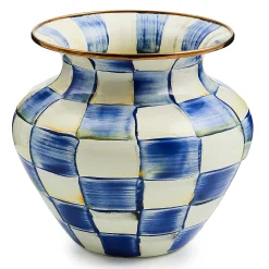 Spring|Room Accents|MacKenzie-Childs Royal Check Enamel Large Vase