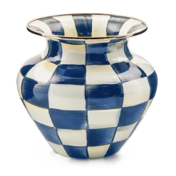 Spring|Room Accents|MacKenzie-Childs Royal Check Enamel Large Vase