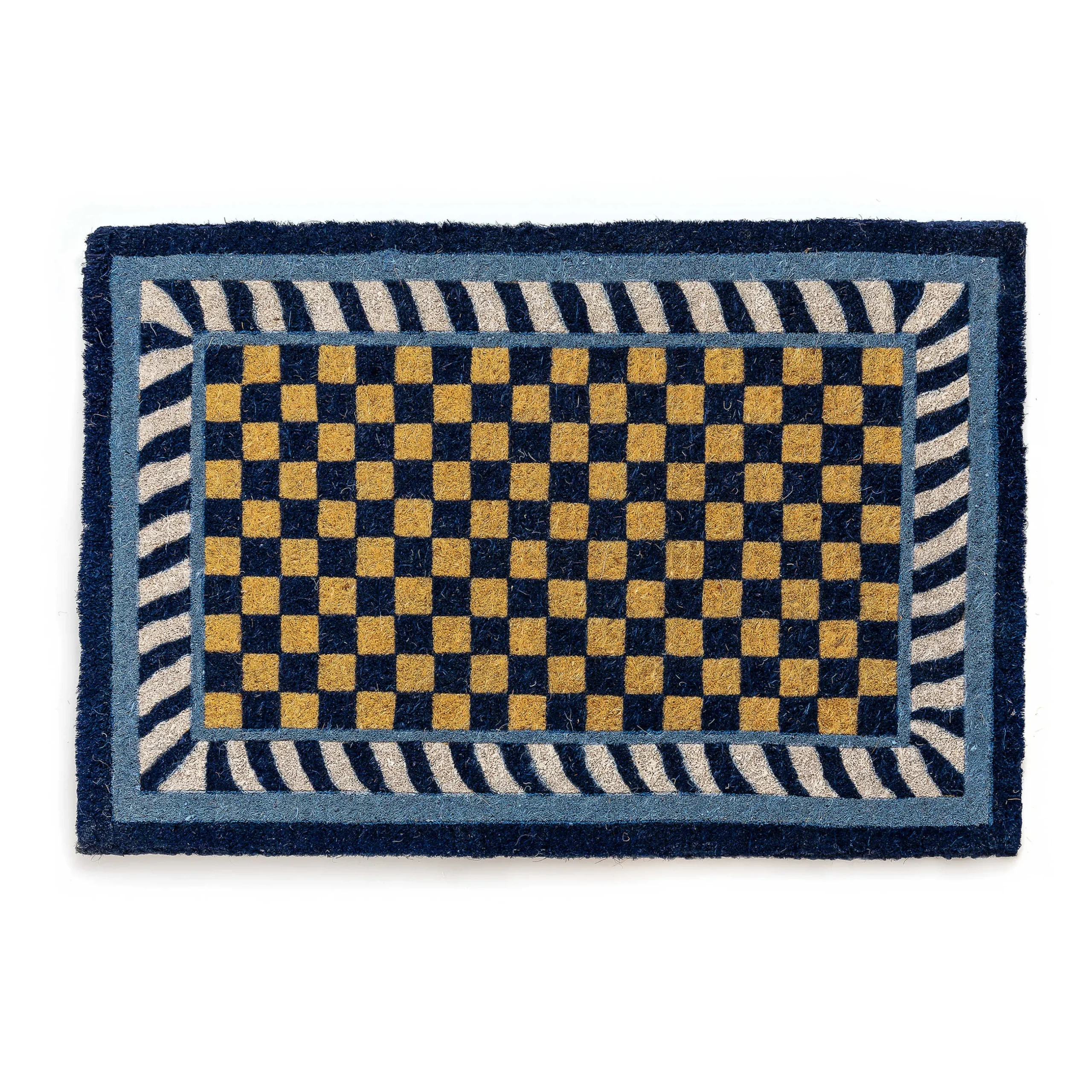 Outdoor|Rugs|MacKenzie-Childs Royal Check Entrance Mat
