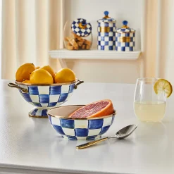 Bar Entertaining|Dinnerware & Flatware|MacKenzie-Childs Royal Check Everyday Bowl