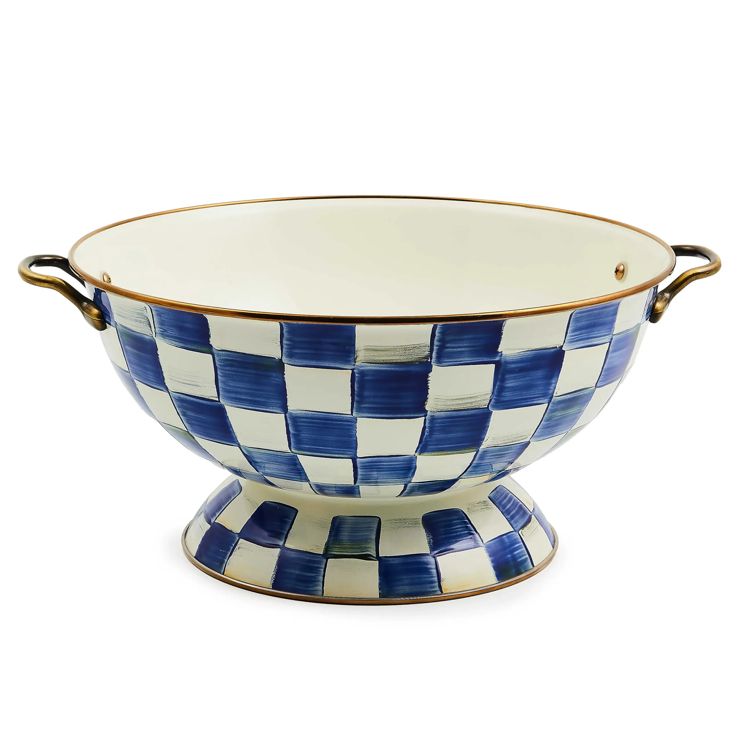 Bar Entertaining|Serveware|MacKenzie-Childs Royal Check Everything Bowl