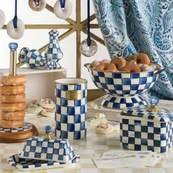 Bar Entertaining|Serveware|MacKenzie-Childs Royal Check Everything Bowl