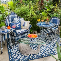 Bar Entertaining|Serveware|MacKenzie-Childs Royal Check Everything Bowl