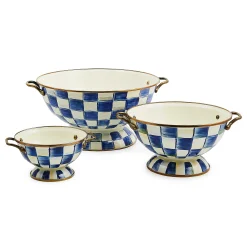 Bar Entertaining|Serveware|MacKenzie-Childs Royal Check Everything Bowl
