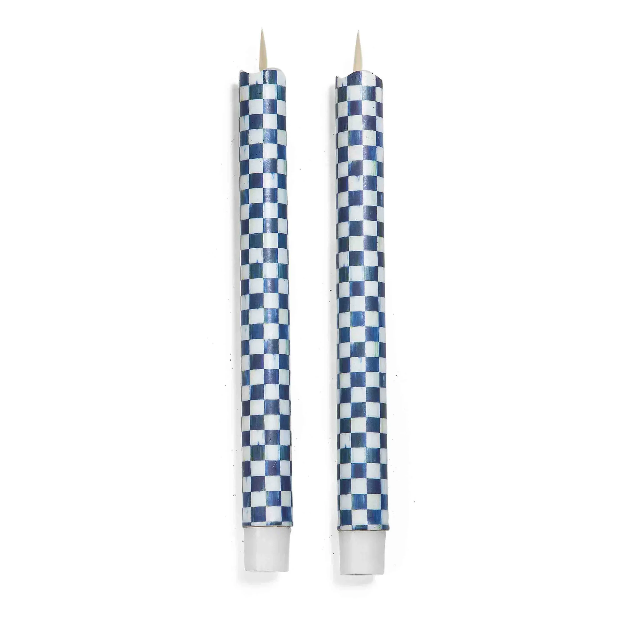 Holiday|Candles & Fragrances|MacKenzie-Childs Royal Check Flicker Dinner Candles, Set of 2
