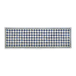 Rugs|MacKenzie-Childs Royal Check Floor Mat - 2'6 x 8' Runner
