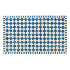 Rugs|MacKenzie-Childs Royal Check Floor Mat - 3' x 5'