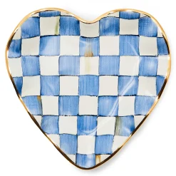 Bar Entertaining|Serveware|MacKenzie-Childs Royal Check Fluted Heart Plate