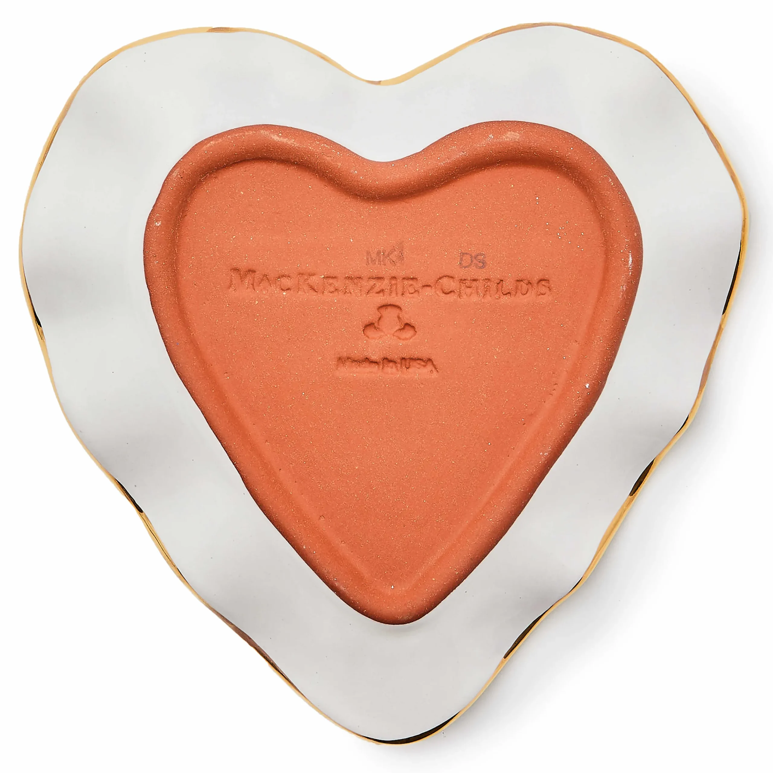 Bar Entertaining|Serveware|MacKenzie-Childs Royal Check Fluted Heart Plate