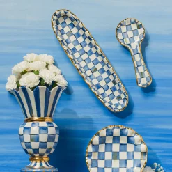 Room Accents|MacKenzie-Childs Royal Check Great Vase