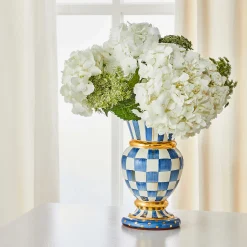 Room Accents|MacKenzie-Childs Royal Check Great Vase