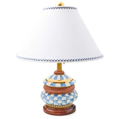 Lighting|MacKenzie-Childs Royal Check Groovy Table Lamp