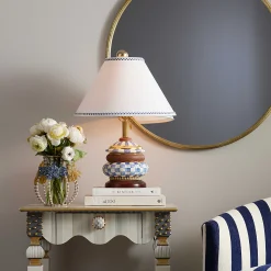 Lighting|MacKenzie-Childs Royal Check Groovy Table Lamp