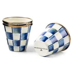 Spring|The Fall Shop|MacKenzie-Childs Royal Check Herb Pots, Set of 3