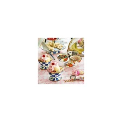 Kitchen & Dining Sets|Dinnerware & Flatware|MacKenzie-Childs Royal Check Ice Cream Dishes, Set of 4