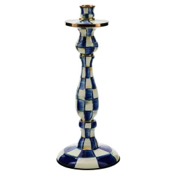 Candles & Fragrances|MacKenzie-Childs Royal Check Large Candlestick