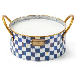 Spring|Candles & Fragrances|MacKenzie-Childs Royal Check Large Citronella Candle
