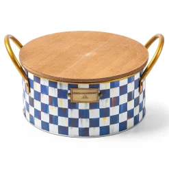 Spring|Candles & Fragrances|MacKenzie-Childs Royal Check Large Citronella Candle