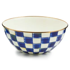 Serveware|MacKenzie-Childs Royal Check Large Everyday Bowl