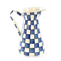 Bar Entertaining|Serveware|MacKenzie-Childs Royal Check Large Practical Pitcher