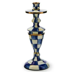 Candles & Fragrances|MacKenzie-Childs Royal Check Medium Candlestick