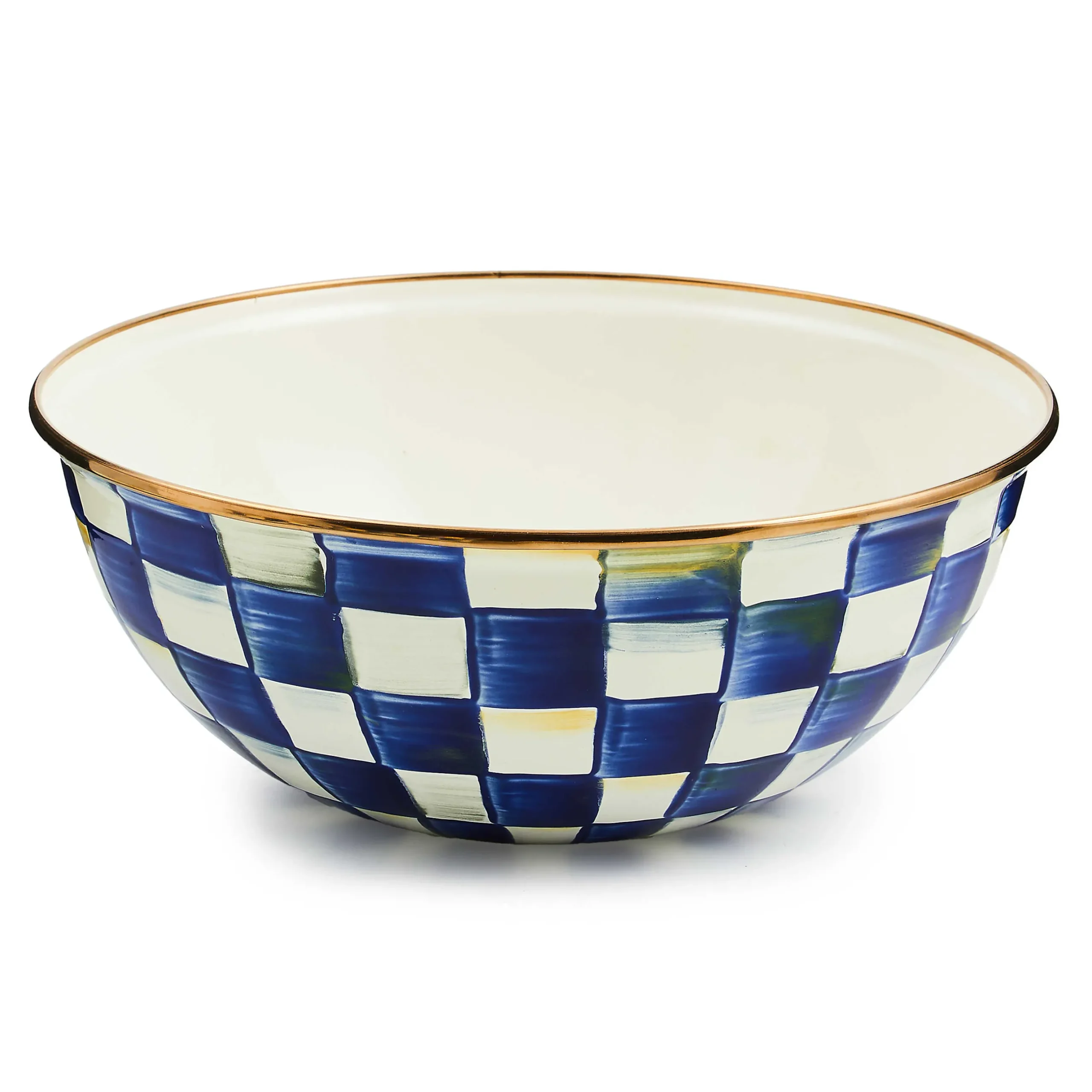 Serveware|MacKenzie-Childs Royal Check Medium Everyday Bowl