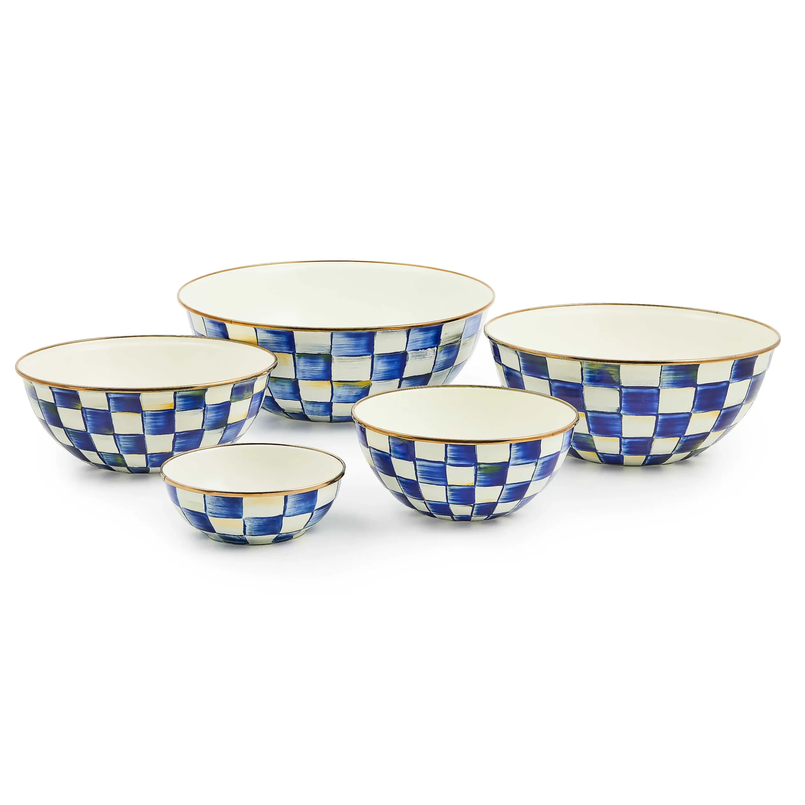 Serveware|MacKenzie-Childs Royal Check Medium Everyday Bowl