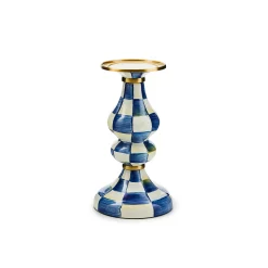 Candles & Fragrances|MacKenzie-Childs Royal Check Medium Pillar Candlestick