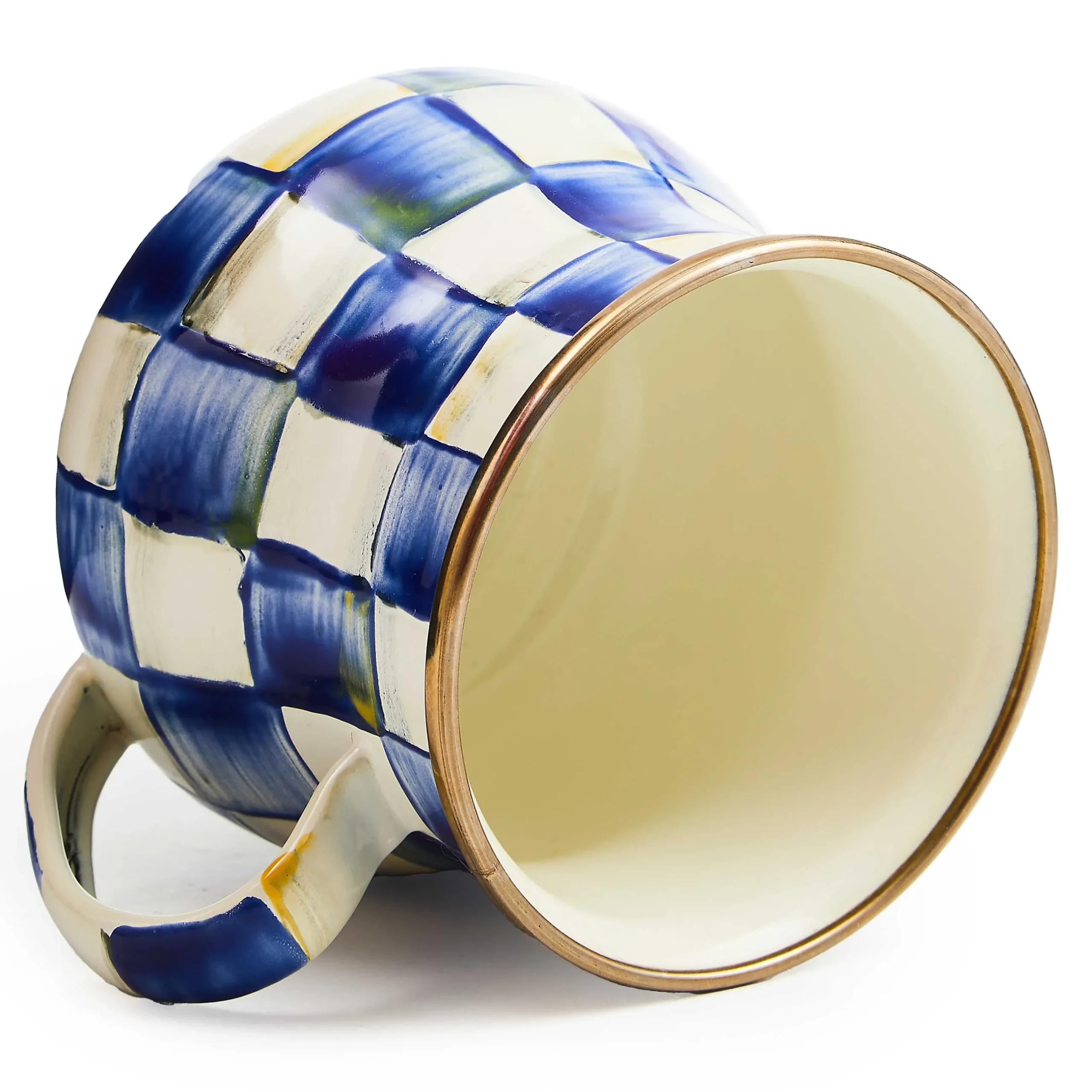 The Coffee Shop|Drinkware|MacKenzie-Childs Royal Check Mug