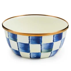 Bar Entertaining|Serveware|MacKenzie-Childs Royal Check Pinch Bowl